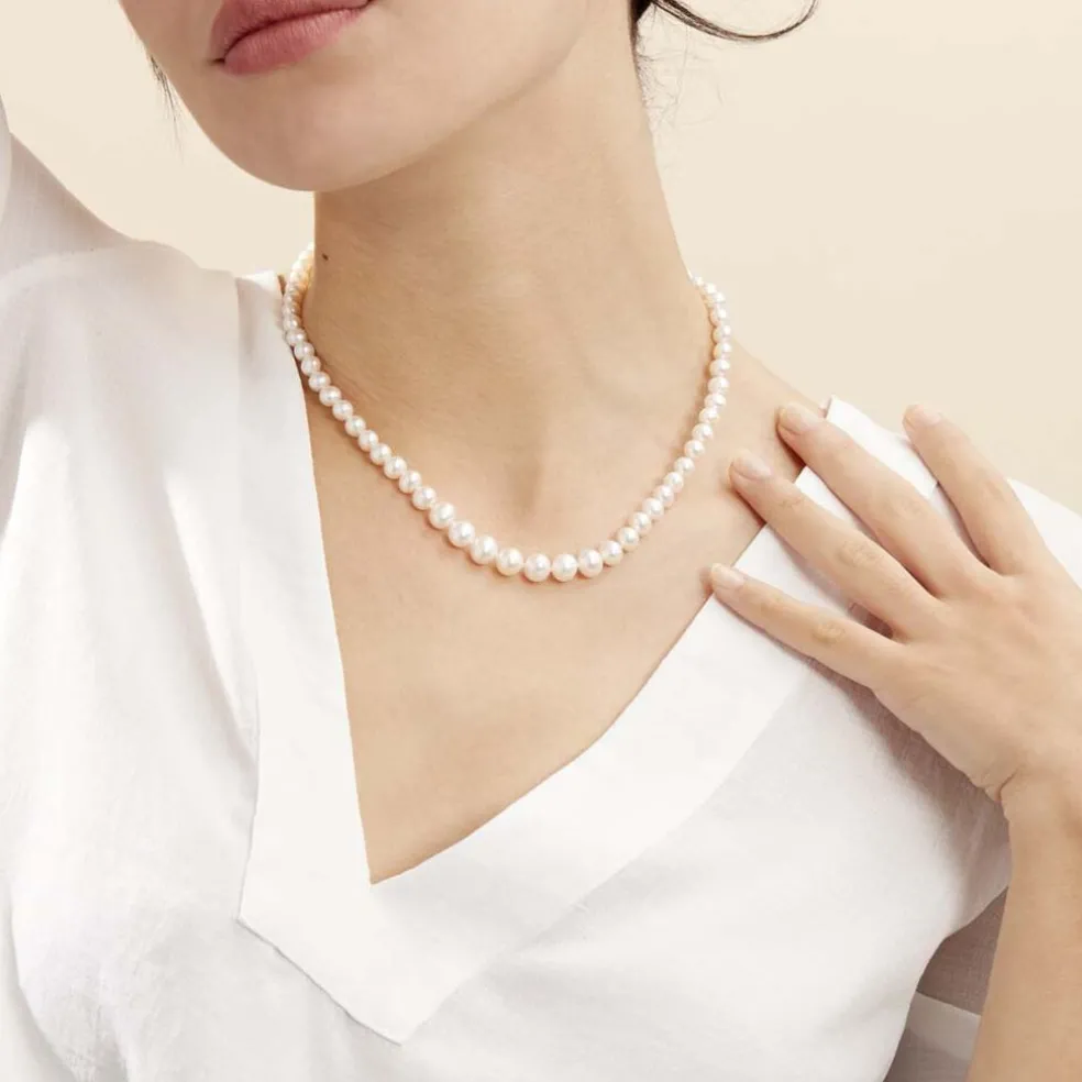 Collier Danilo Baroque Or Jaune Perle De Culture