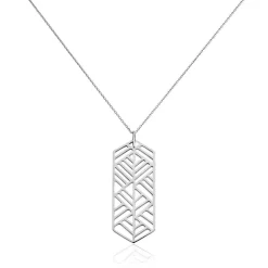Collier Dannielle Acier Blanc