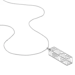 Collier Dannielle Acier Blanc