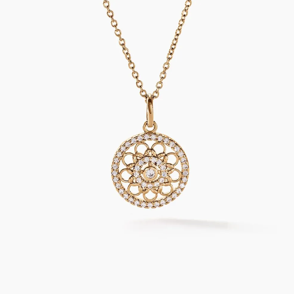 Collier Danya Plaqué Or Doré Oxyde De Zirconium