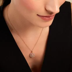 Collier Danya Plaqué Or Doré Oxyde De Zirconium