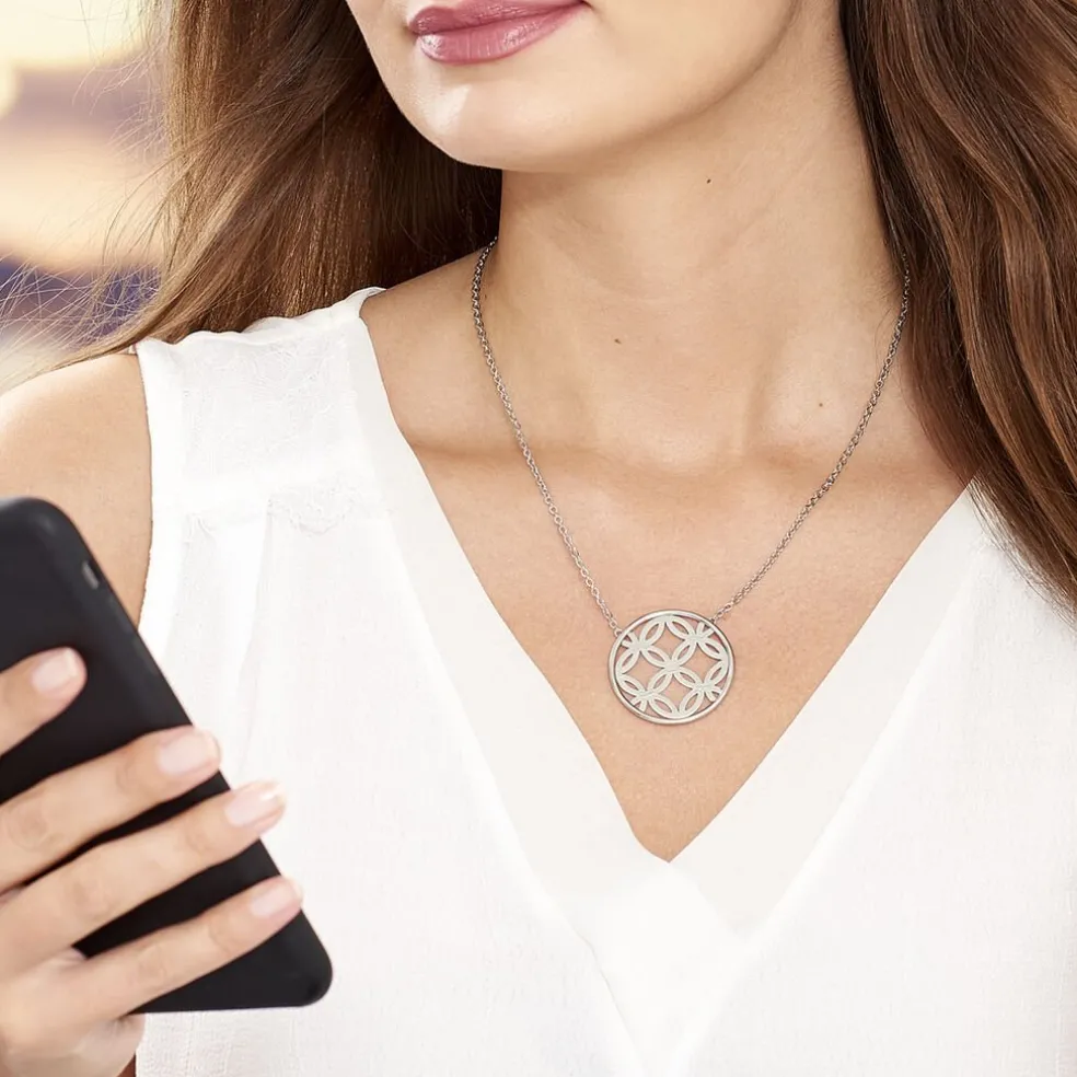 Collier Danyl Acier Blanc