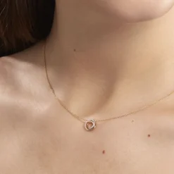 Collier Daphnee Or Tricolore Diamant