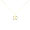 Collier Darell Or Jaune Oxyde De Zirconium