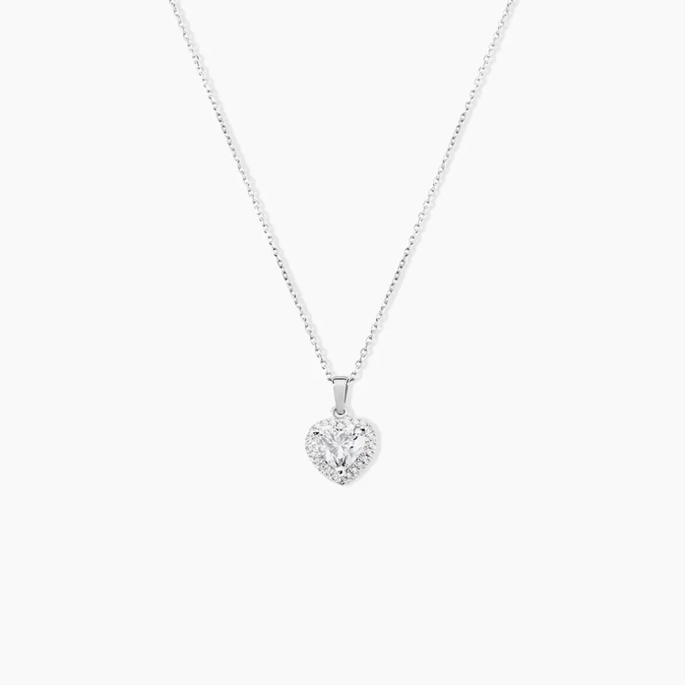 Collier Dari Or Blanc Oxyde De Zirconium