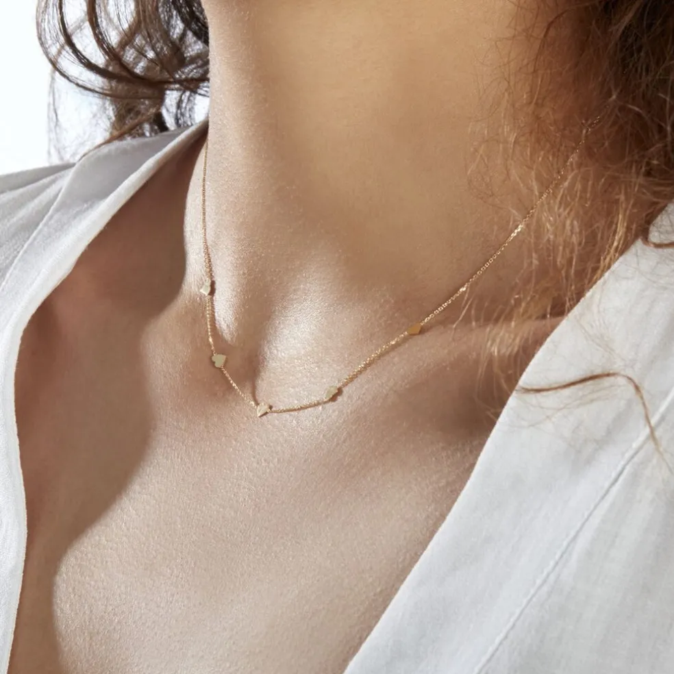 Collier Darleen Or Jaune