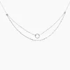 Collier Dayana Argent Blanc