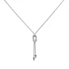 Collier Deauville Argent Blanc
