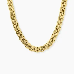 Collier Debbie Acier Jaune