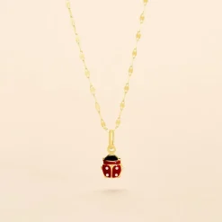 Collier Deena Or Jaune Oxyde De Zirconium