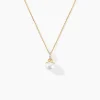 Collier Delight Or Jaune Perle De Culture Et Diamant