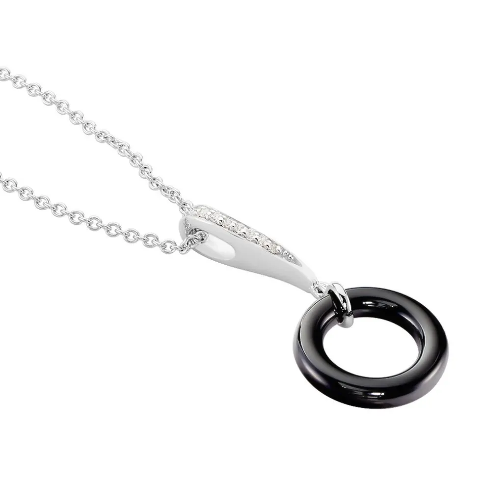 Collier Delphinia Argent Blanc Oxyde De Zirconium