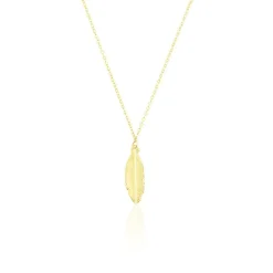 Collier Delphinium Or Jaune