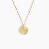 Collier Diamantae Or Jaune Diamant