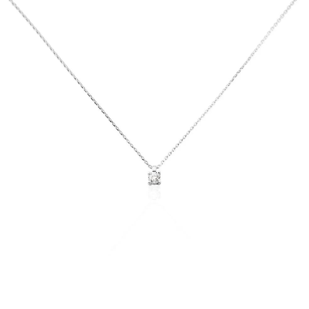 Collier Diamotion Or Blanc Diamant