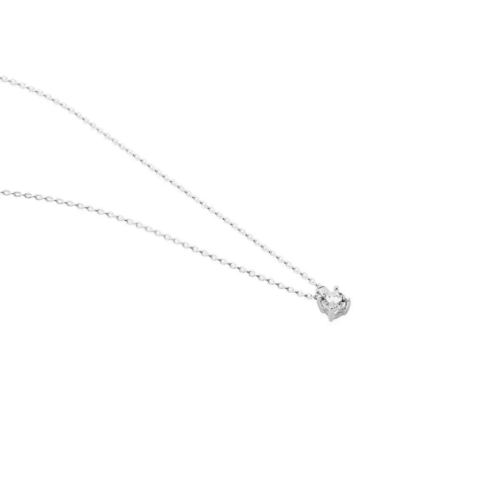 Collier Diamotion Or Blanc Diamant