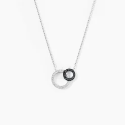 Collier Diana Argent Blanc Oxyde De Zirconium