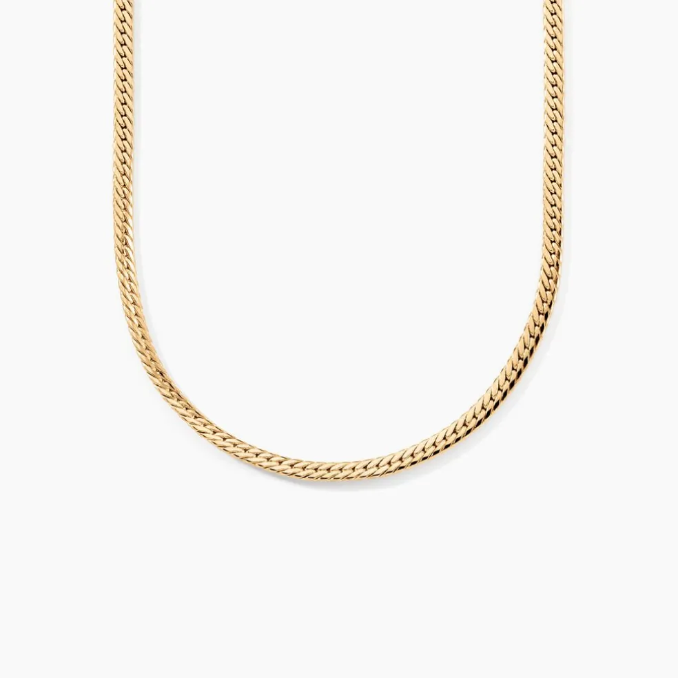 Collier Doline Maille Anglaise Or Jaune