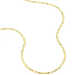 Collier Doline Maille Anglaise Or Jaune