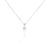 Collier Domitia Or Blanc Diamant