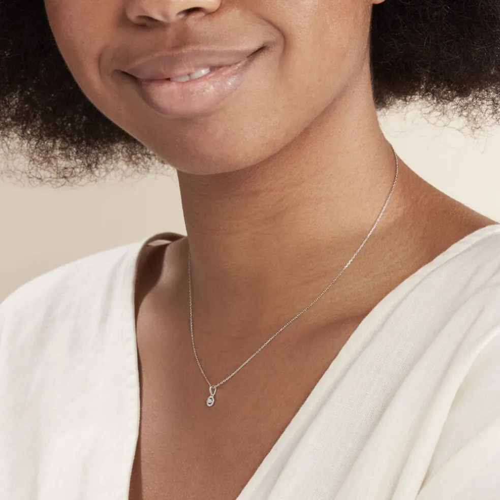 Collier Domitia Or Blanc Diamant