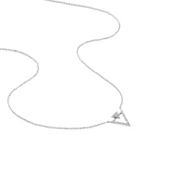 Collier Domnika Argent Blanc Oxyde De Zirconium