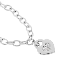 Collier Dorote Argent Blanc Oxyde De Zirconium