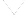 Collier Dorthea Argent Blanc Oxyde De Zirconium