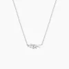 Collier Eclat d'Aurore Argent Blanc Oxyde De Zirconium