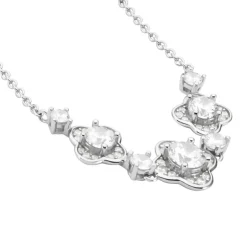 Collier Edyta Argent Blanc Oxyde De Zirconium