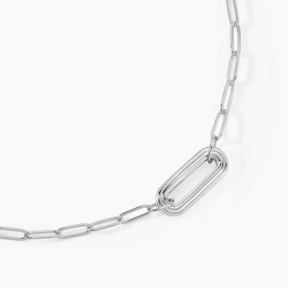 Collier Egerie Argent Blanc
