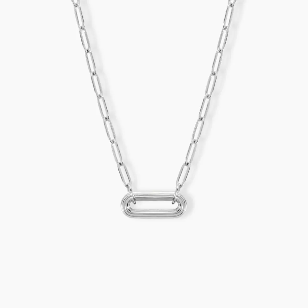 Collier Egerie Argent Blanc