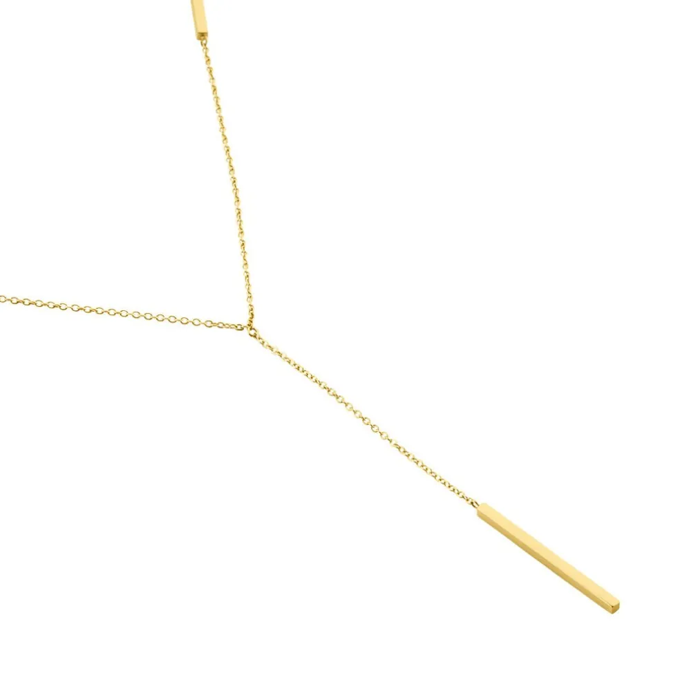 Collier Eilish Acier Jaune