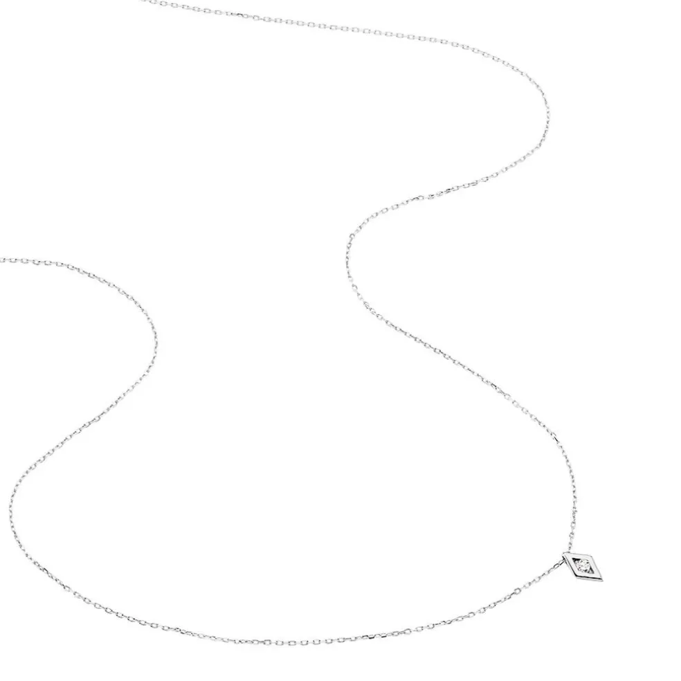 Collier Eirena Or Blanc Diamant
