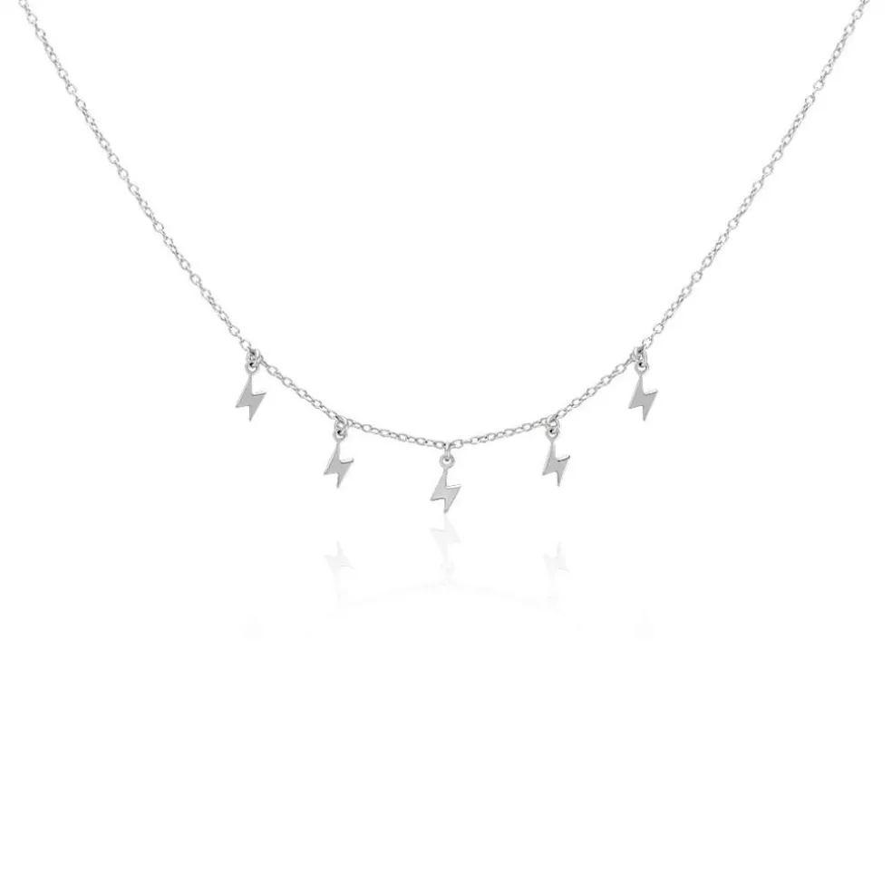 Collier Electra Argent Blanc
