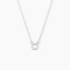 Collier Elenza Argent Blanc