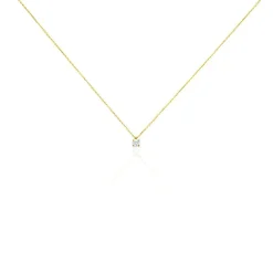 Collier Elfa Or Jaune Diamant