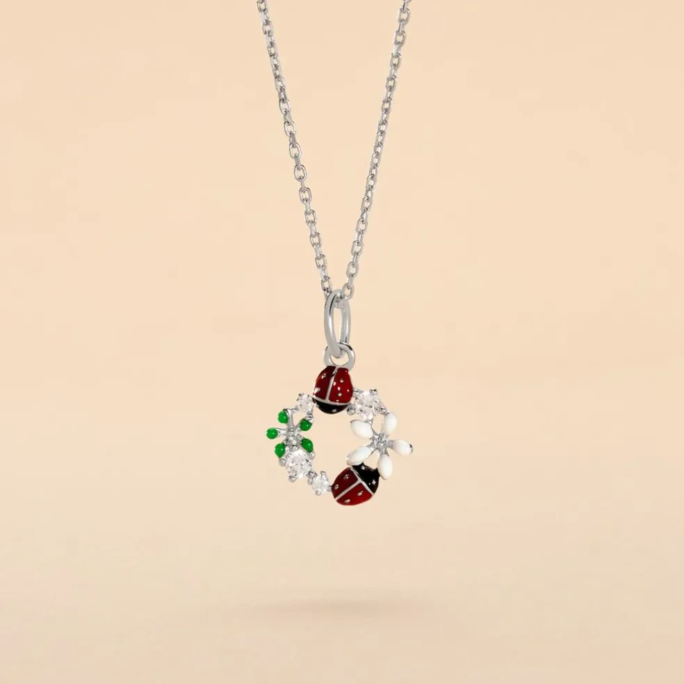 Collier Eliniane Argent Blanc Oxyde De Zirconium