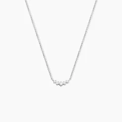 Collier Elinore Argent Blanc Oxyde De Zirconium