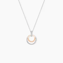 Collier Eloisia Or Bicolore Diamant