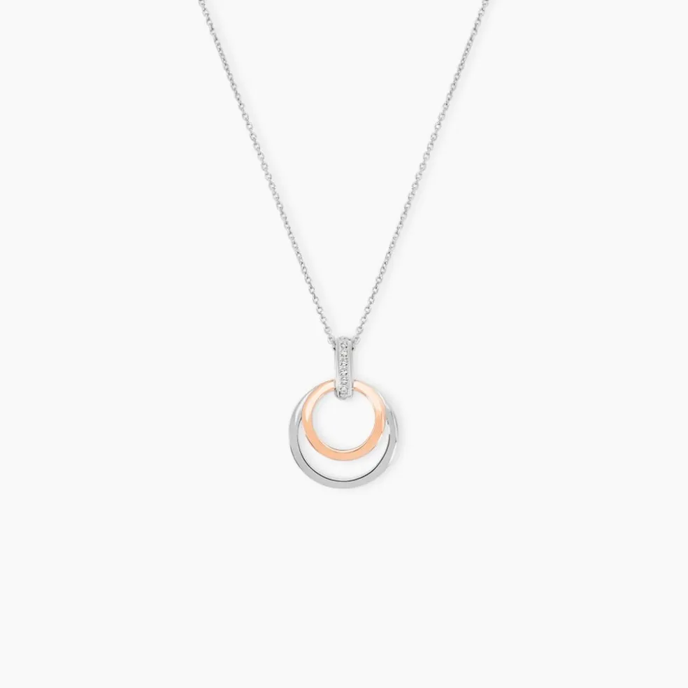 Collier Eloisia Or Bicolore Diamant