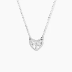 Collier Elwenn Argent Blanc