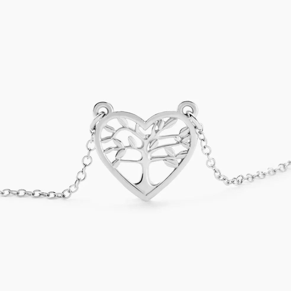 Collier Elwenn Argent Blanc
