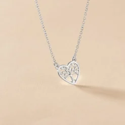 Collier Elwenn Argent Blanc