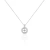 Collier Ema Argent Blanc Oxyde De Zirconium