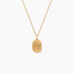 Collier Embrasement Plaqué Or Jaune