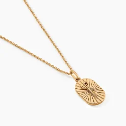 Collier Embrasement Plaqué Or Jaune