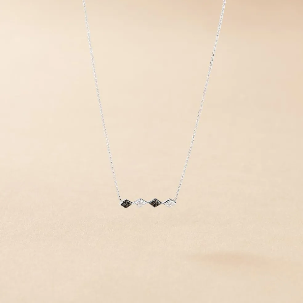 Collier Enid Or Blanc Diamant