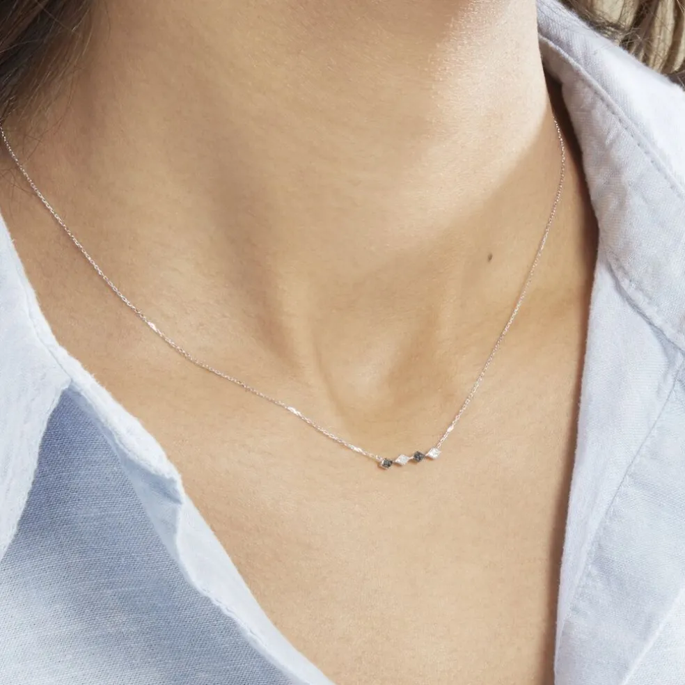 Collier Enid Or Blanc Diamant