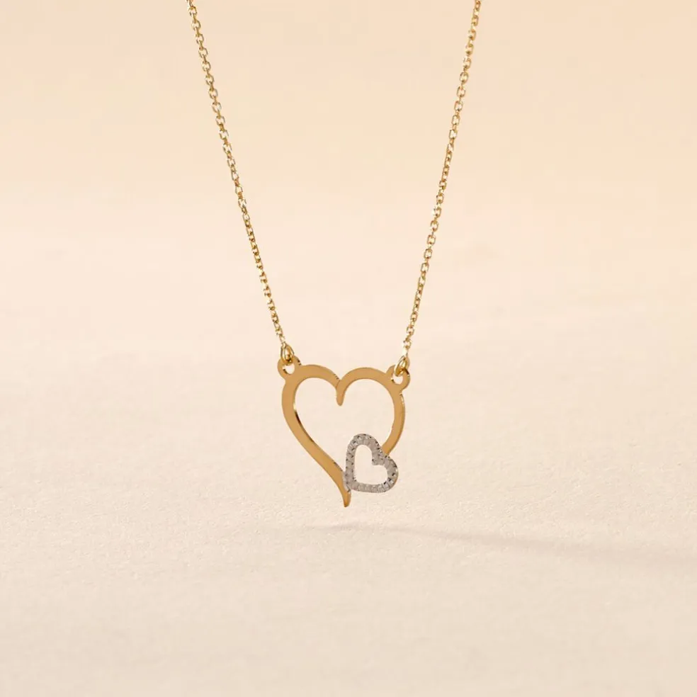 Collier Estello Or Bicolore